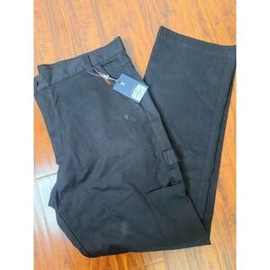 NWT Black Psycho Bunny Men's Russell Carpenter Pants Cargo Wide Leg SZ 36 XXL